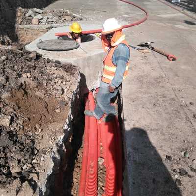 Instalación de banco de ductos