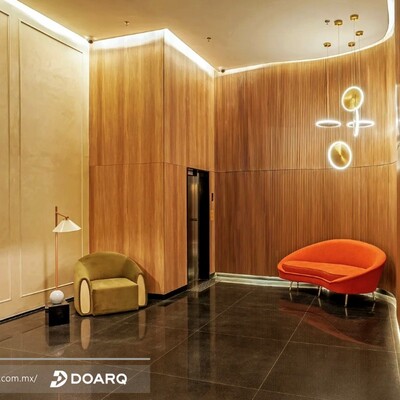 Lobby de diseño contemporáneo