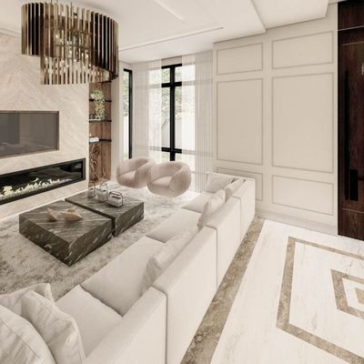 Render interior, sala