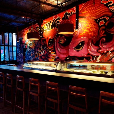 Wallcovering para bar