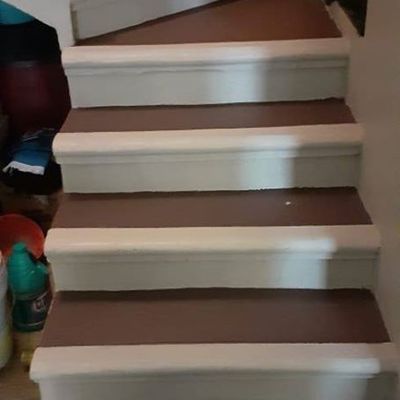 acabado en escalera