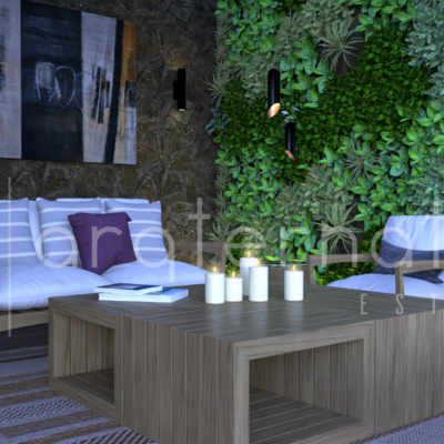 Terraza casa Cuadrada