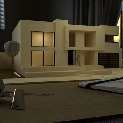 MAQUETA CASA HABITACIÓN