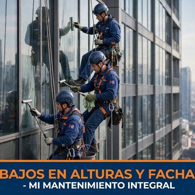 TRABAJOS EN ALTURAS Y FACHADAS