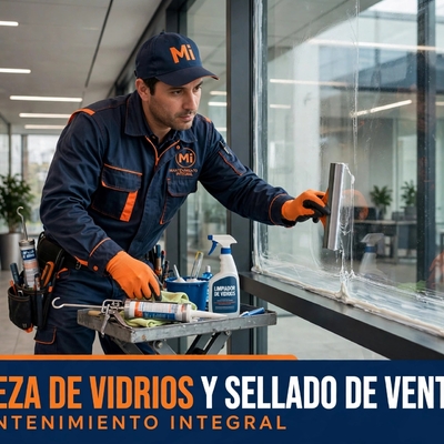 LIMPIEZA DE VIDRIOS Y SELLADO HERMÉTICO