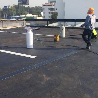 Preparacion para la colocación con antorchas de gas del material.