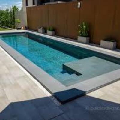 construccion de alberca finalizada