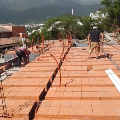 preparacion de losa y instalacion electrica