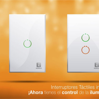 Automatiza con apagadores touch