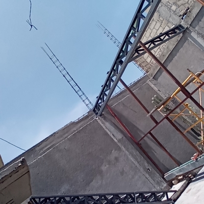 Escalera y montaje para un baño