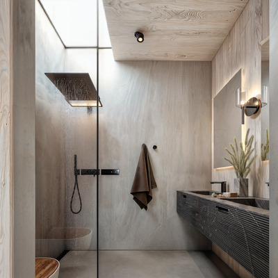 Diseño de Baño Santa Elena, San Mateo Atenco