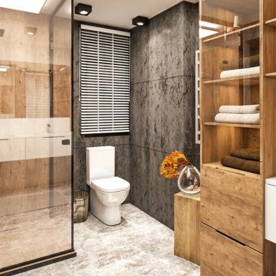 Baño estilo moderno
