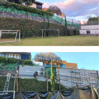 Construcción de barda perimetral