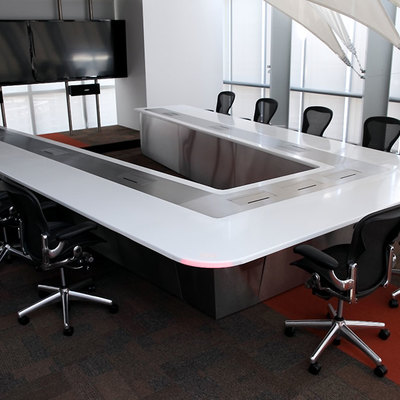 sala de consejo pantallas LED