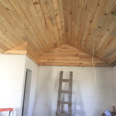 Techo de madera interior