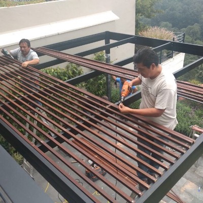 Construcción de cobertizo