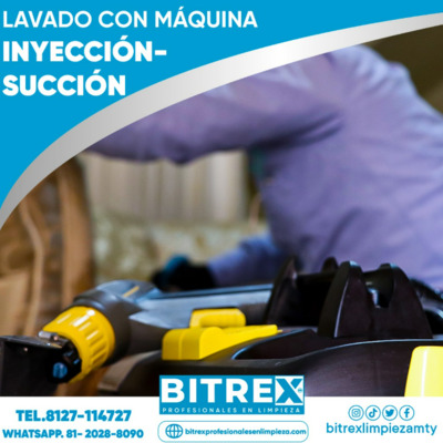 Lavado Profesional con Inyección–Succión: Limpieza Profunda Garantizada