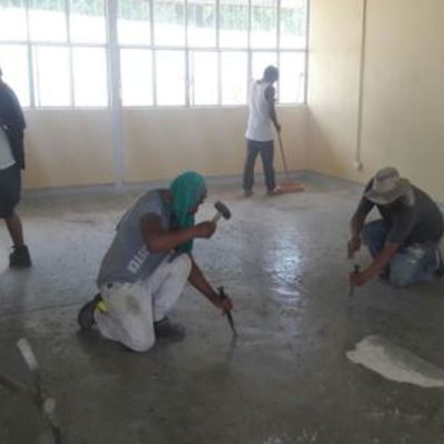 Picado de piso pulido