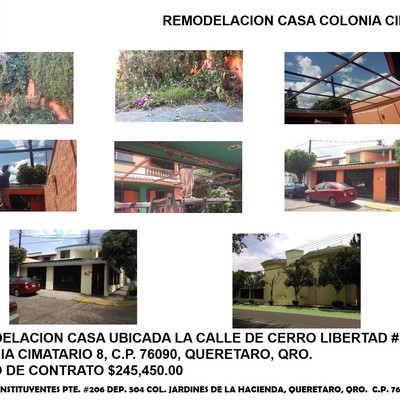 AMPLIACION Y REMODELACION CASA CIMATARIO