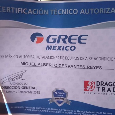 Certificado de HVAC