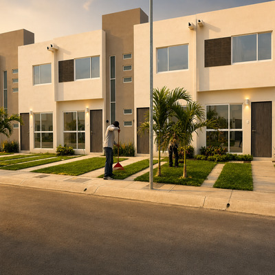 Diseño, instalación y mantenimiento de jardines para desarrollo residencial