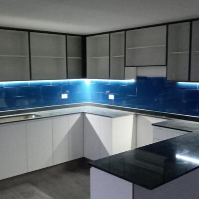 cocina con iluminacion