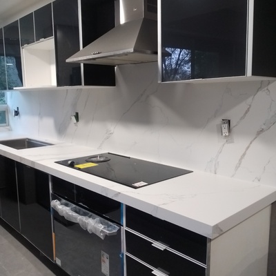 Cocina puertas de cristal