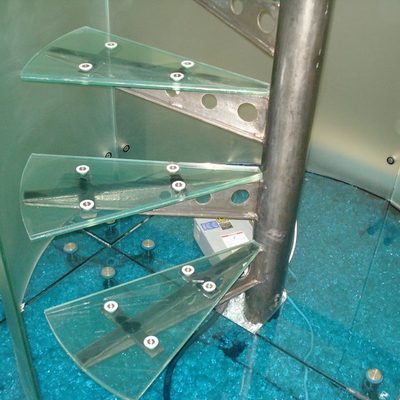 Escalera cristal