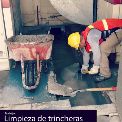 Limpieza de trincheras