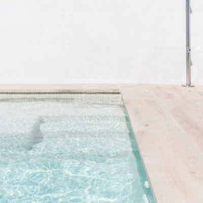 Construcción de alberca y exteriores