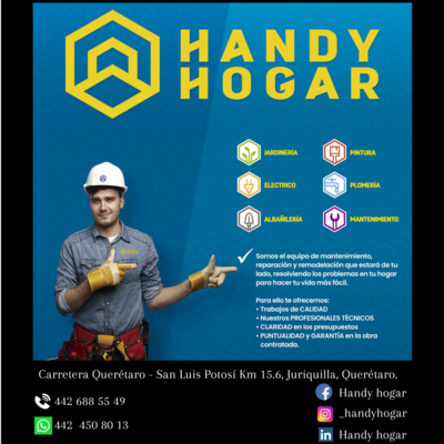 Servicios de mantenimiento, reparación e instalación al hogar.