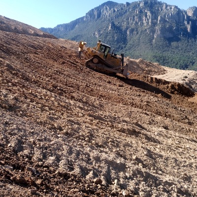 Descapote de terreno natural