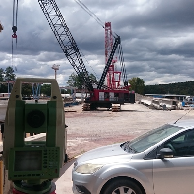 Alineamiento de moldes para trabes tipo aashto