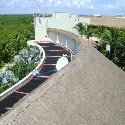 conjunto de calefactores solares 