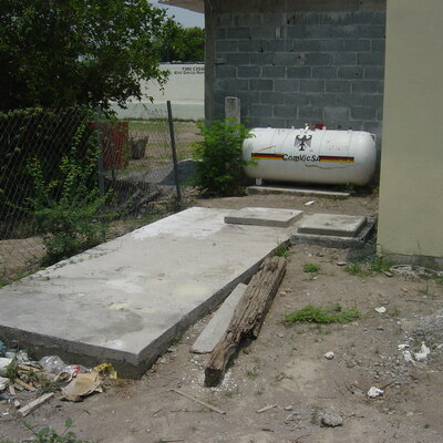 Construccion de Baño y cisterna para escuela Primaria Xicotencatl, Xicotencatl, Tamps.