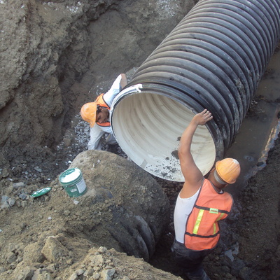 Construcción de colector