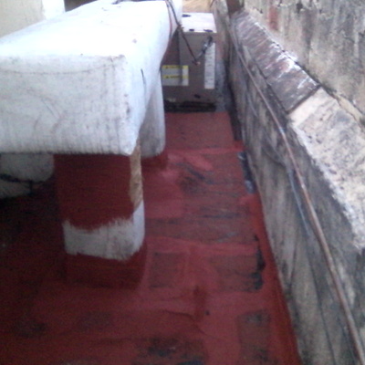 ducteria e impermeabilización de entrada de ductos