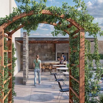 Acceso a area social