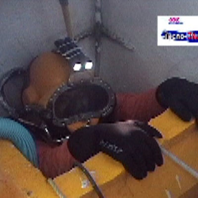 Entrando en cisterna