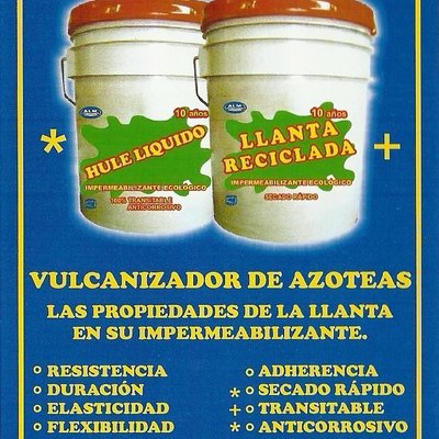 IMPERMEABILIZANTE DE LLANTA RECICLADA