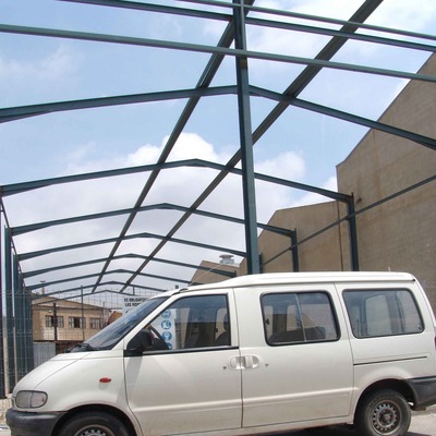 Estructura Metálica de dos aguas