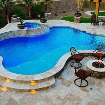 Alberca con Jacuzzi
