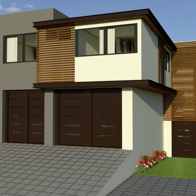 Render de edificio Santa Ana