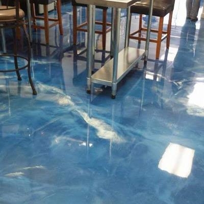 piso epoxico decorativo