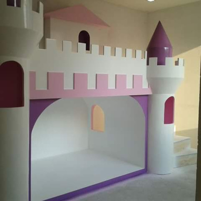 Cama tipo castillo