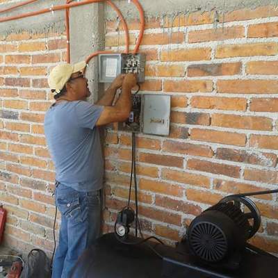 Probando arracador de compresora