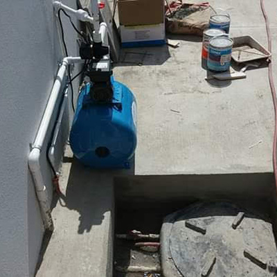 instalacion de hidro y sisterna 2500 lts