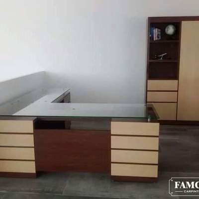 Escritorio y librero