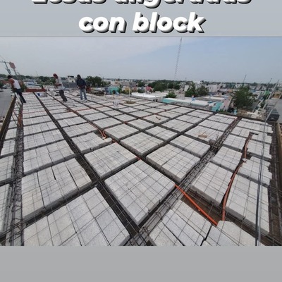 Losa aligerada con block