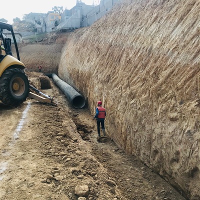 Drenaje Pluvial de Nave Industrial, Corredor Industrial Queretaro, Qro.
